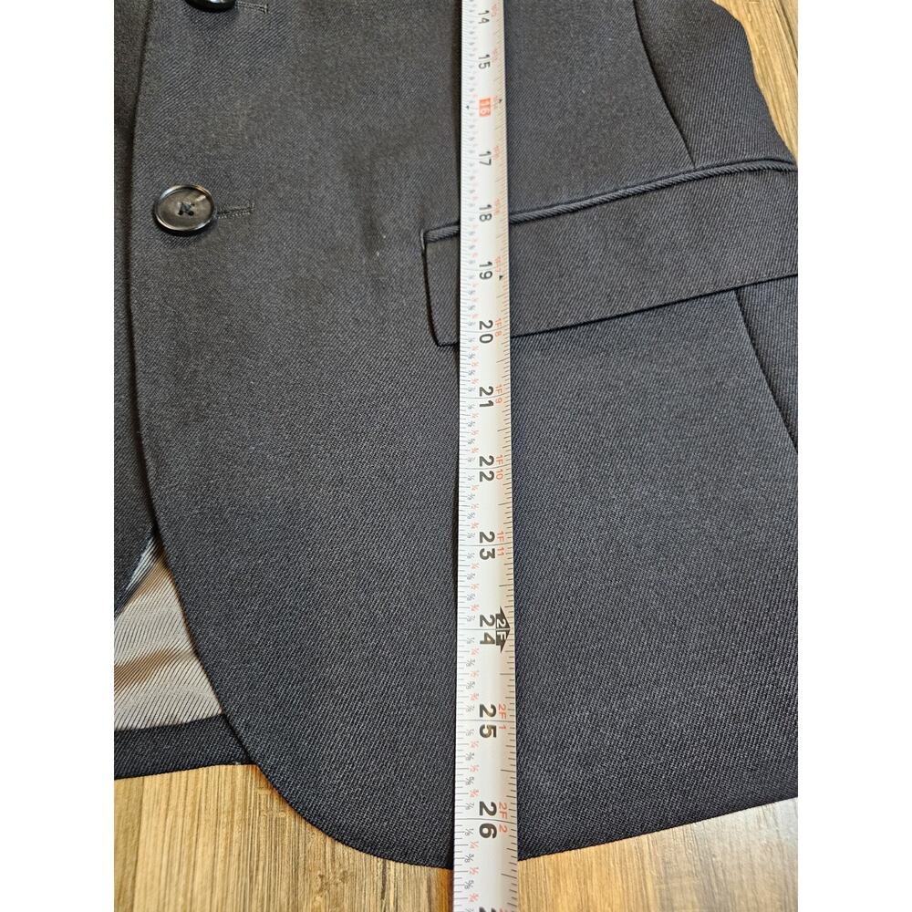 J. Crew Ludlow Wool Blazer Women's Size 6 Black Schoolboy Preppy Academia Career - Picture 5 of 7